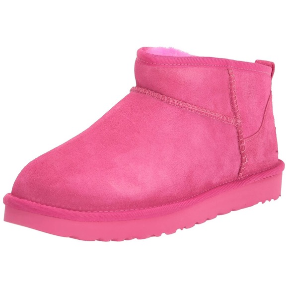 UGG Shoes Ugg Womens Classic Ultra Mini Ankle Boot Taffy Pink Us 6